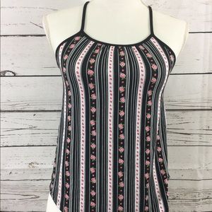 Love fire junior cami top floral print size M